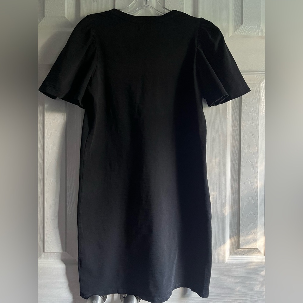 Nation LTD Mallory Black Dress with Flutter Sleeves Small - Picture 6 of 6